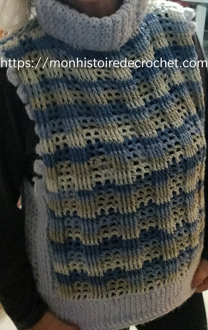 #monhistoiredecrochet #pullenlaine #handmadewithlove