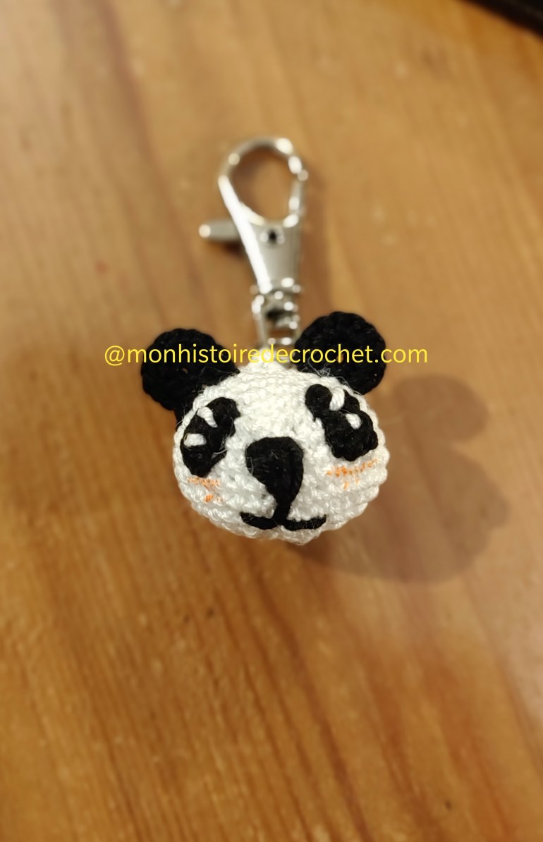 #portecles #panda #crochet #handmadebymonhistoiredecrochet 