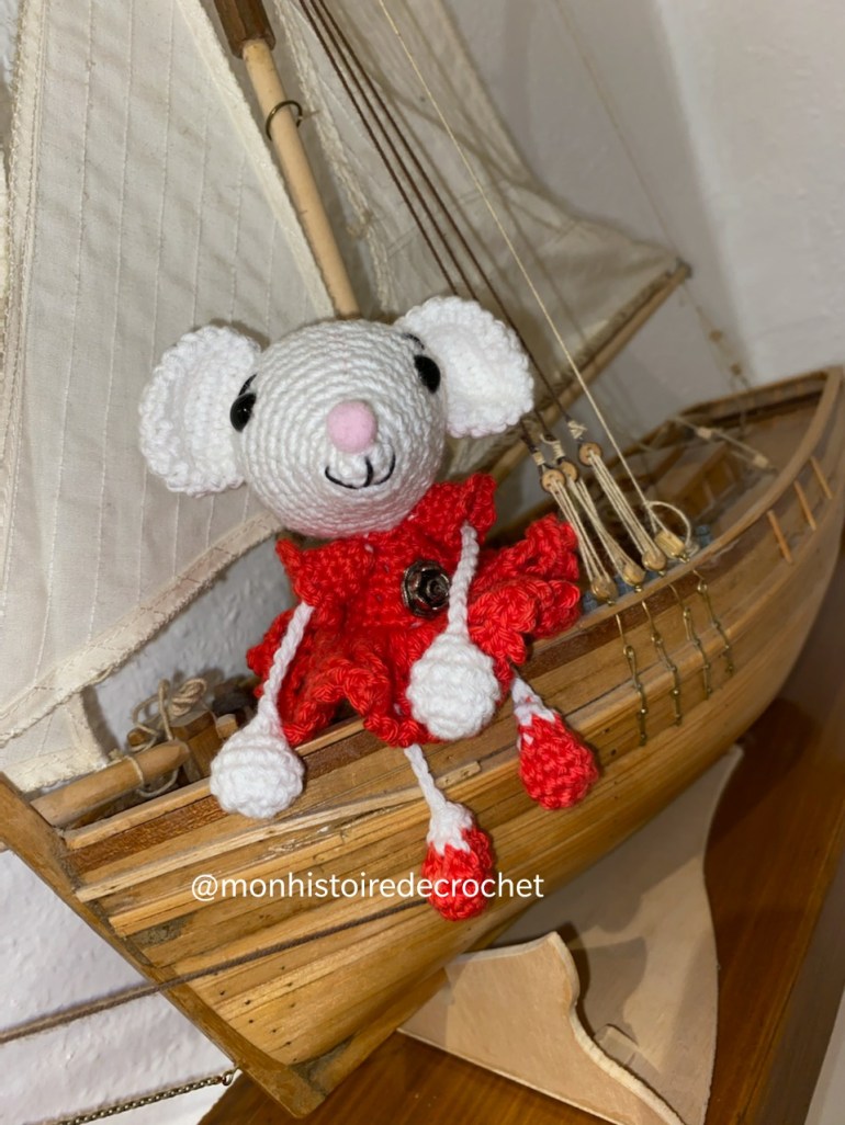 #sourisblanche #amigurumi #handmadebymonhistoiredecrochet